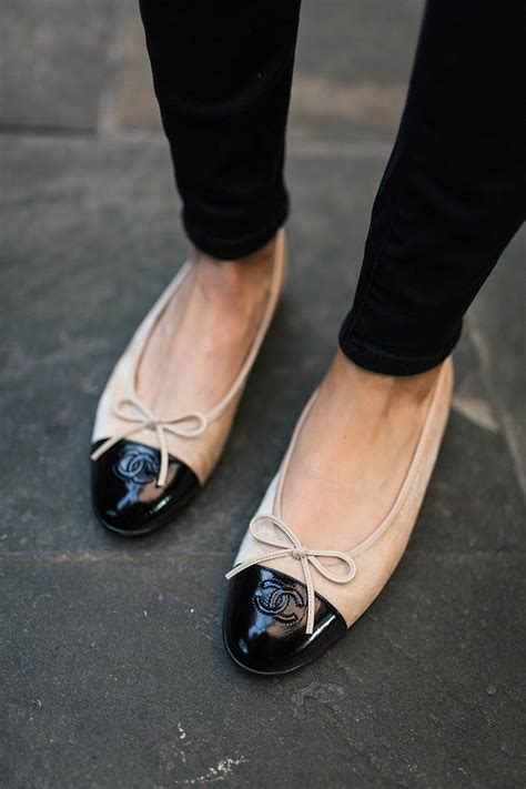 chanel style ballet flats|chanel inspired flats.